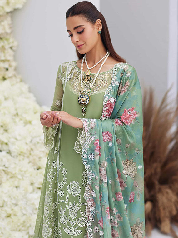 Mina Hasan Unstitched Luxury Festive Collection 2024 Vol-01 (Noura)