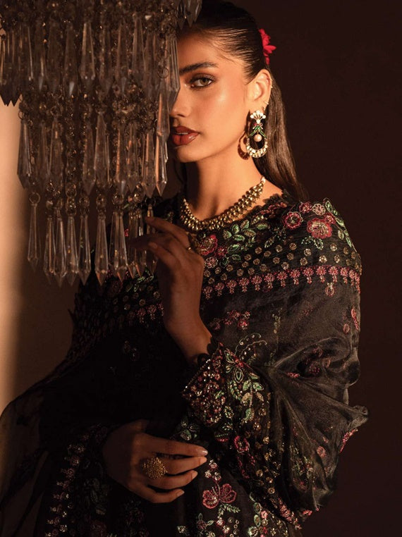 Selene By Emaan Adeel Korean Raw silk Collection 2024 (Amarae)