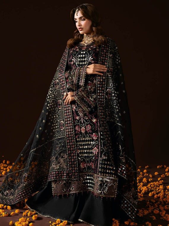 Dastak By Ramsha Luxury Embroidered Chiffon Collection Vol-2 (Q-205)