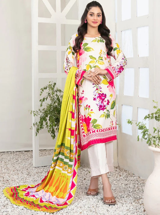 Fahriye By Tawakkal Stitched Printed Staple Collection 2024 (D-5166)