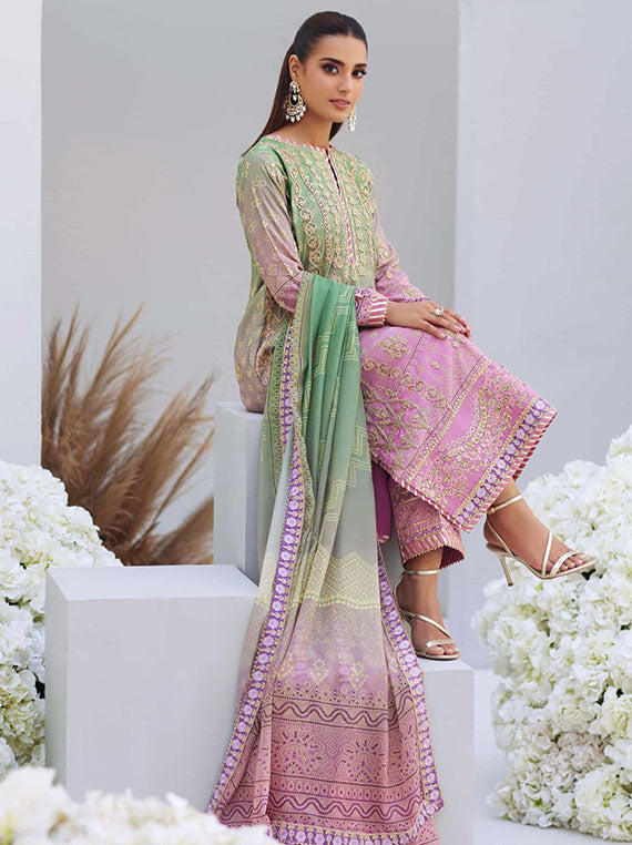 Mina Hasan Unstitched Luxury Festive Collection 2024 Vol-01 (Leila)