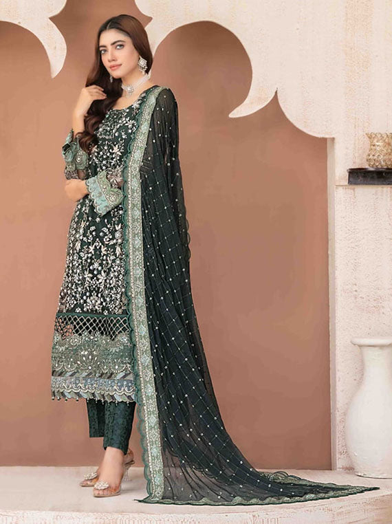 Fenella By Tawakkal Semi-Stitched Chiffon Collection 2024 (D-3607)