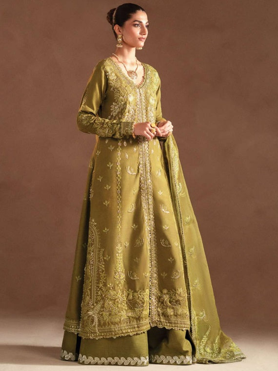 Selene By Emaan Adeel Korean Raw silk Collection 2024 (Aurelia)