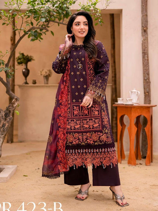 Khass By Peridot Dobby Lawn Collection 2025 (PR-423B)