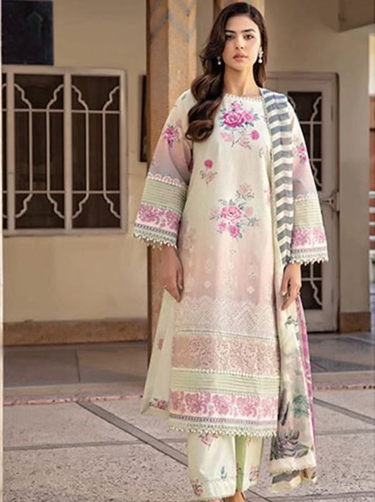 Nana Ka Ghar By Meerak Chikankari Lawn Collection 2025 (10 Afreen)