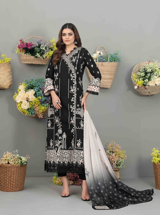 Nurgul By Tawakkal Semi-Stitched Lawn Collection 2025 (D-1130)