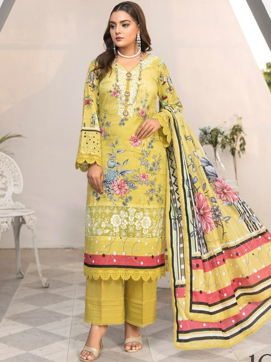Janan By Sidra Aleem Airjet Banadora Lawn Collection 2025 (D-10)
