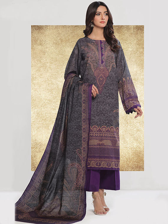 Gulahmed The Winter's Tale Unstitched Collection 2024 (WNS-42025)