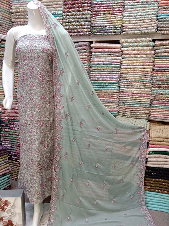 Embroidered Chiffon Collection 2024 (D-10)