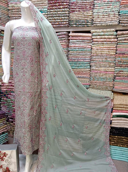 Embroidered Chiffon Collection 2024 (D-10)