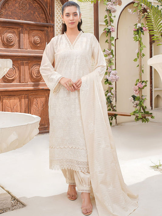 Dilkash Mumtaz By Manizay Lawn Collection 2025 (Deisgn-10)