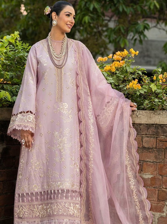 Maryam Hussain Luxury Lawn Collection 2025 Vol-02 (Samar)