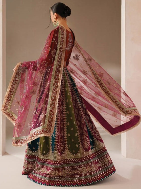 Xenia Luxury Embroidered Chiffon Unstitched Collection (INEA)