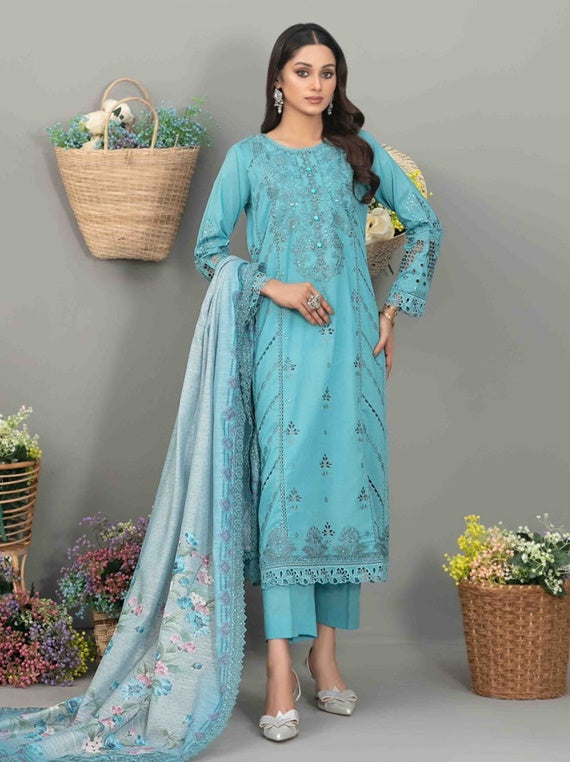 Nurgul By Tawakkal Semi-Stitched Lawn Collection 2025 (D-1131)