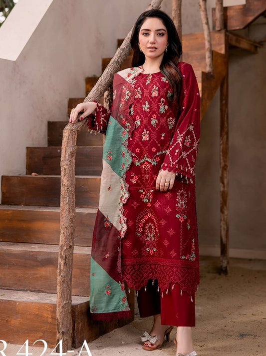 Khass By Peridot Dobby Lawn Collection 2025 (PR-424A)