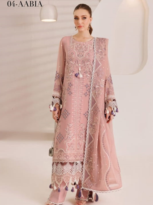 Dhaagay By Alizeh Chiffon Collection 2025 Vol-04 (D-04 AABIA)