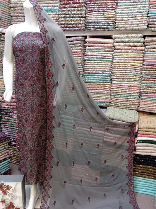 Embroidered Chiffon Collection 2024 (D-12)