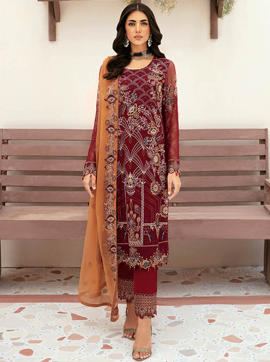Ramsha Chiffon Collection 2024 Vol-26 (F-2612)