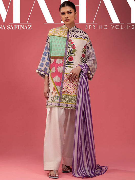 Mahay By Sana Safinaz Spring Summer Collection 2025 Vol-01 (D-12B)