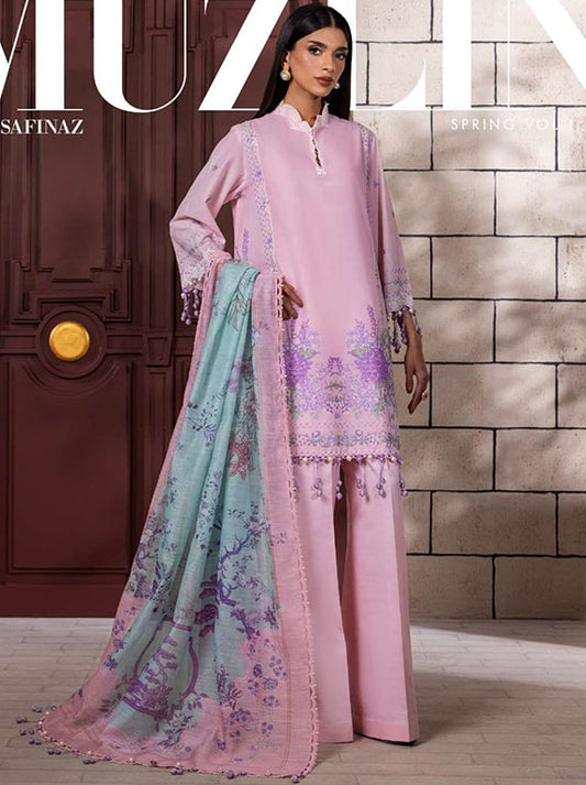 Muzlin By Sana Safinaz Spring Summer Collection 2025 Vol-01 (D-12B)