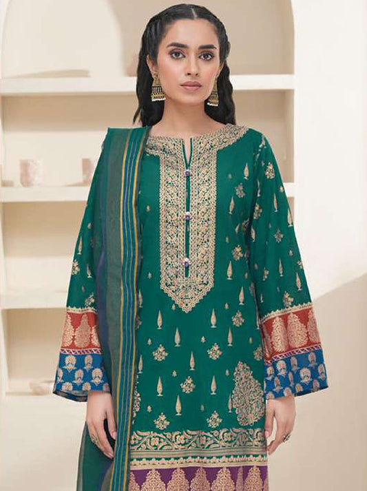 Limelight Printed Lawn Collection 2025 Vol-02 (U3480 Green)
