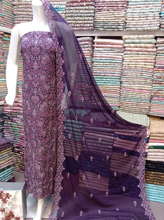 Embroidered Chiffon Collection 2024 (D-15)