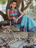 3 Piece Unstitched Embroidered Lawn Suit (MPT-29-3B)