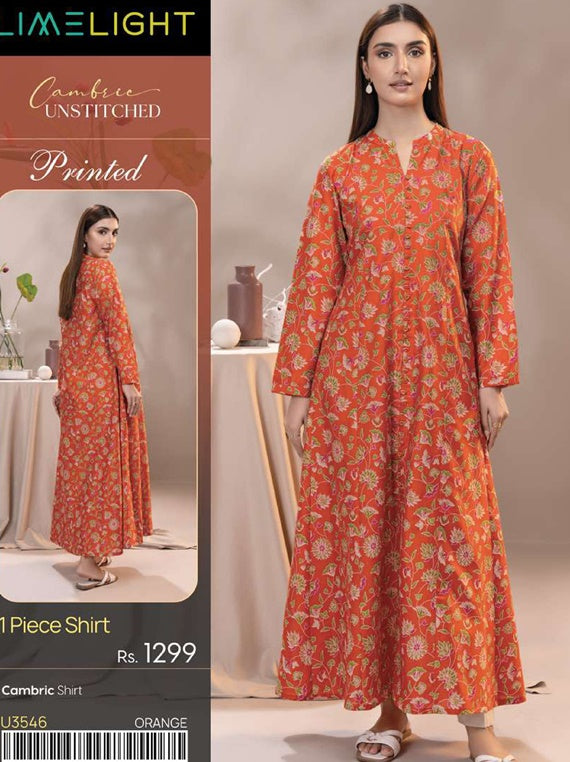 LimeLight Printed Cambric Collection 2024 (U3546 Orange)