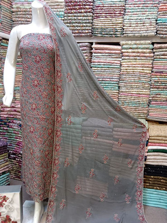 Embroidered Chiffon Collection 2024 (D-17)
