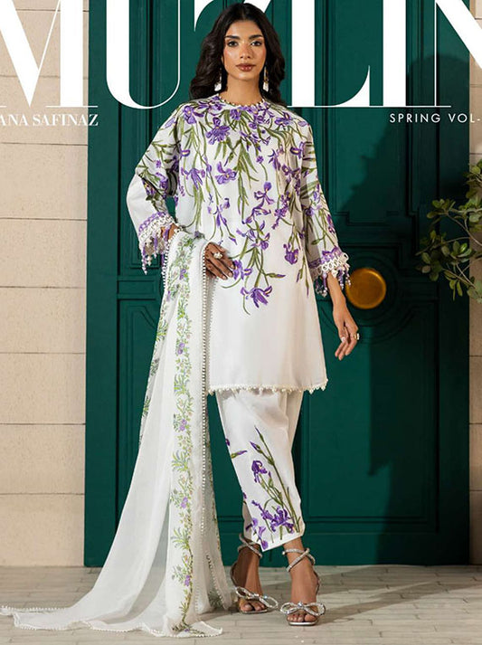 Muzlin By Sana Safinaz Spring Summer Collection 2025 Vol-01 (D-17A)