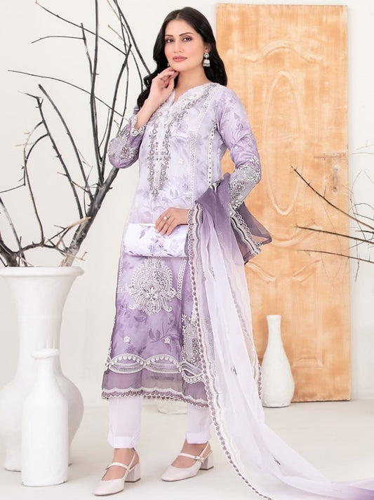 Mulan By Tawakkal Embroidered Organza Collection 2025 (D-2218)