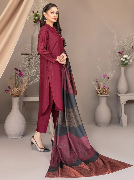 Zeynep By Tawakkal Stitched Jacquard Viscose Collection 2024 (D-5019)