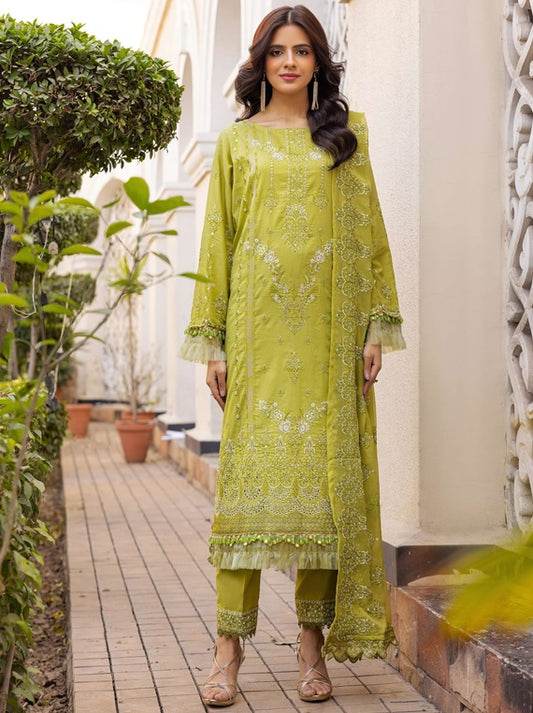 Shaista Festive Embroidered Lawn Collection 2025 (D-19)
