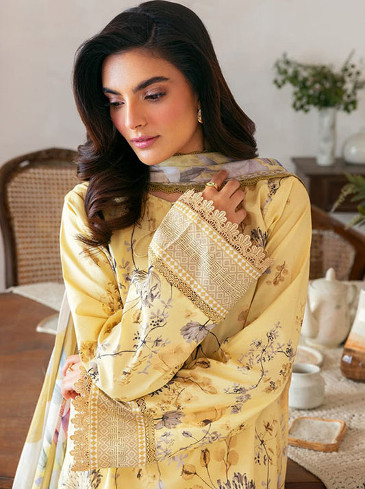Florent Luxury Prints Lawn Collection 2025 (D-01)