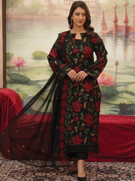 Ramz-E-Gull By Sanam Saeed Swiss Lawn Collection 2025 (D-01)