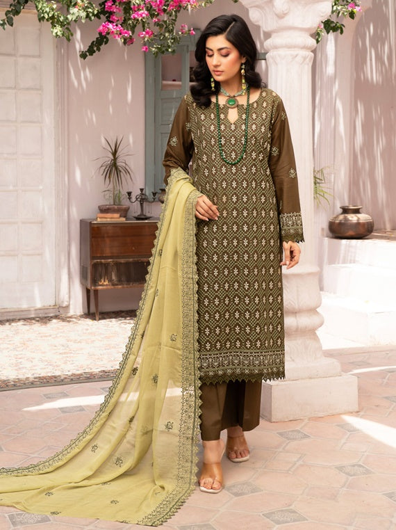 Gul Bano By Manizay Lawn Collection 2025 (M-01)