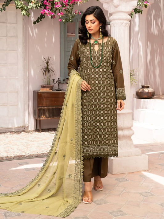 Gul Bano By Manizay Lawn Collection 2025 (M-01)