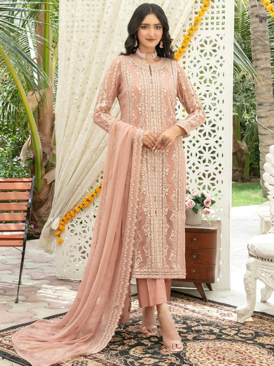 Nuresa By Tawakkal Semi-Stitched Chiffon Collection 2025 (D-5718)