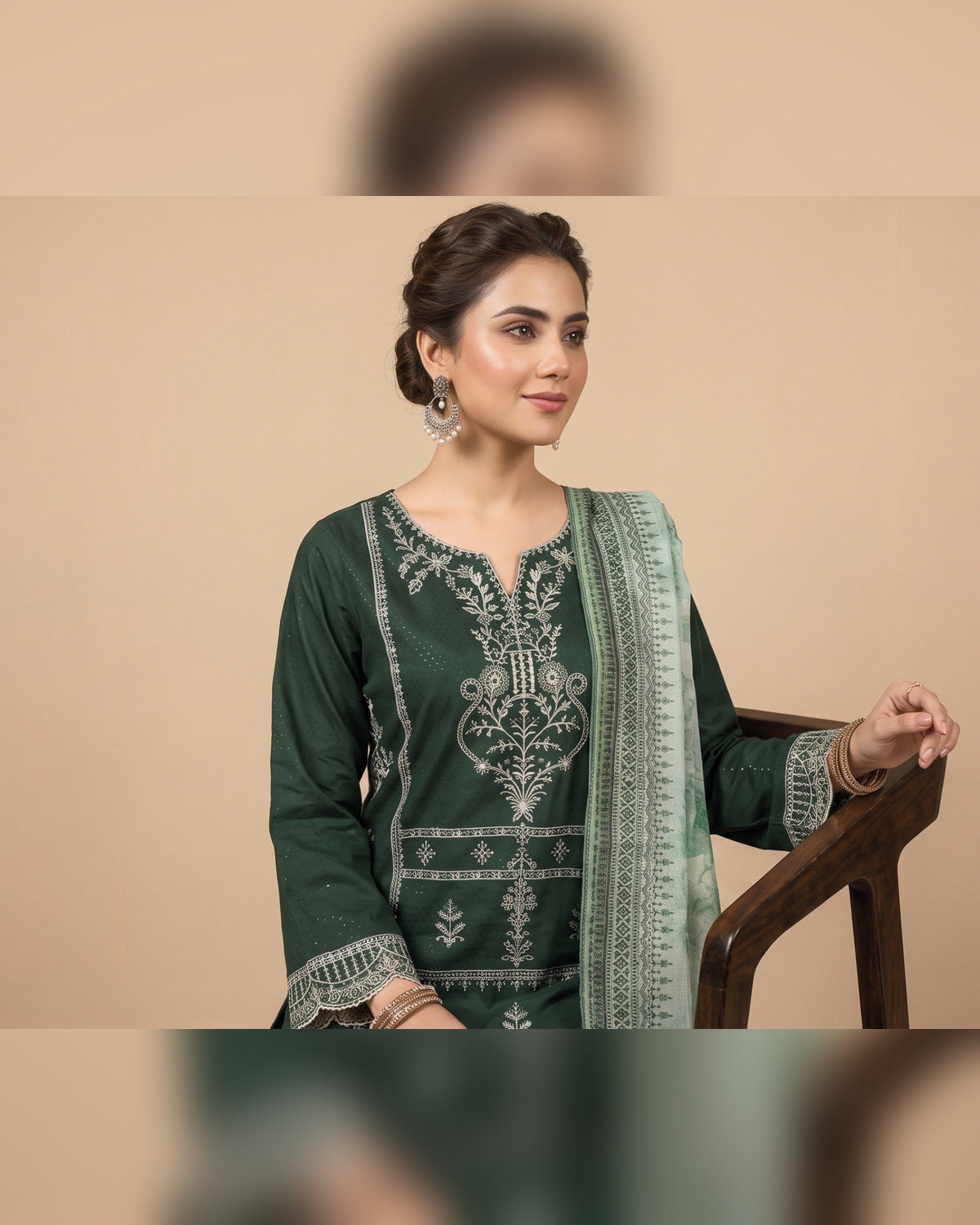 AMAYA by Tawakkal Fabrics – Luxury Embroidered Viscose Jacquard 3 Piece Unstitched Suit
