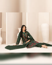 ZILLAH by Tawakkal Fabrics – Luxury Embroidered Viscose Jacquard 3 Piece Unstitched Suit