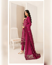 ZILLAH by Tawakkal Fabrics – Luxury Embroidered Viscose Jacquard 3 Piece Unstitched Suit