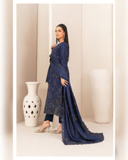 ZILLAH by Tawakkal Fabrics – Luxury Embroidered Viscose Jacquard 3 Piece Unstitched Suit