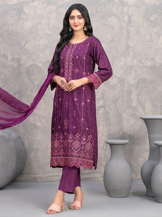 NAFYSSAH Embroidered Viscose Collection By Tawakkal (D-4559)