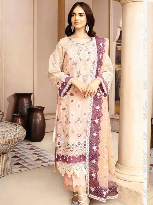 AZU Voguish Slub Khadi Collection By Ahmed Embroideries (D-01)