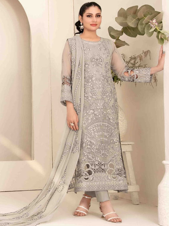 Setareh By Tawakkal Semi-Stitched Crinkle Chiffon Collection 2025 (D-5626)