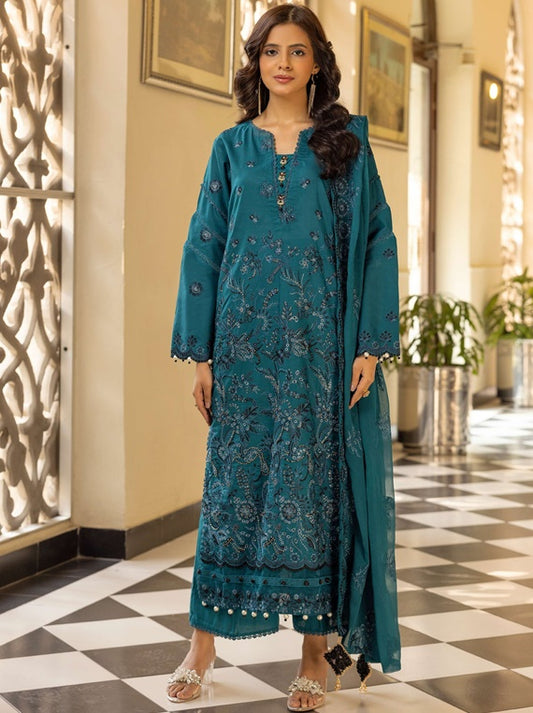 Shaista Festive Embroidered Lawn Collection 2025 (D-26)