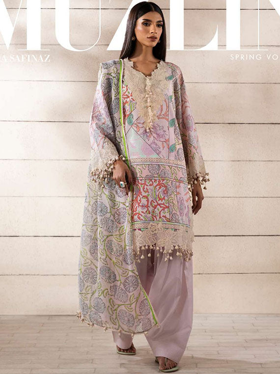 Muzlin By Sana Safinaz Spring Summer Collection 2025 Vol-01 (D-27A)