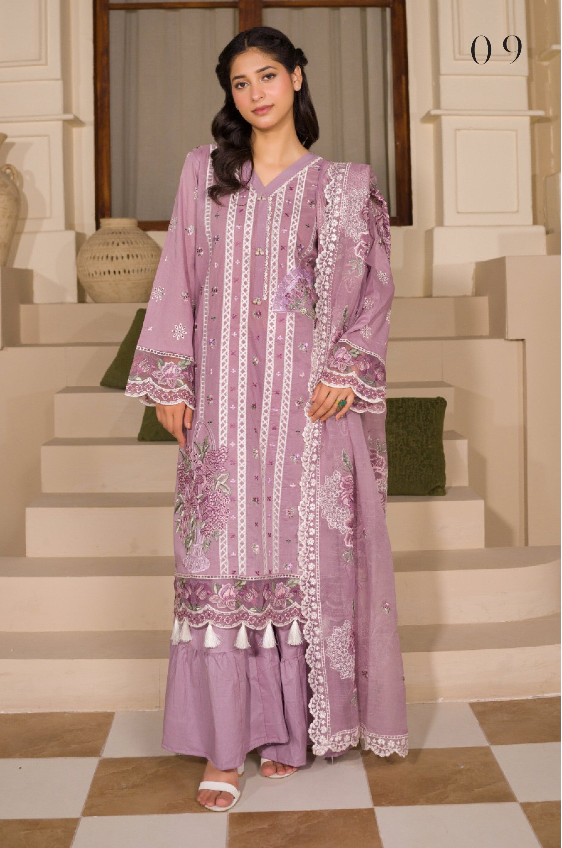 Manizay Premium Embroidered Lawn Unstitched Collection 2026 – Luxury Pakistani Women's Suit