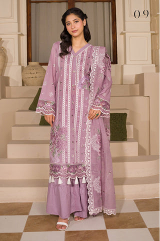 Manizay Premium Embroidered Lawn Unstitched Collection 2026 – Luxury Pakistani Women's Suit