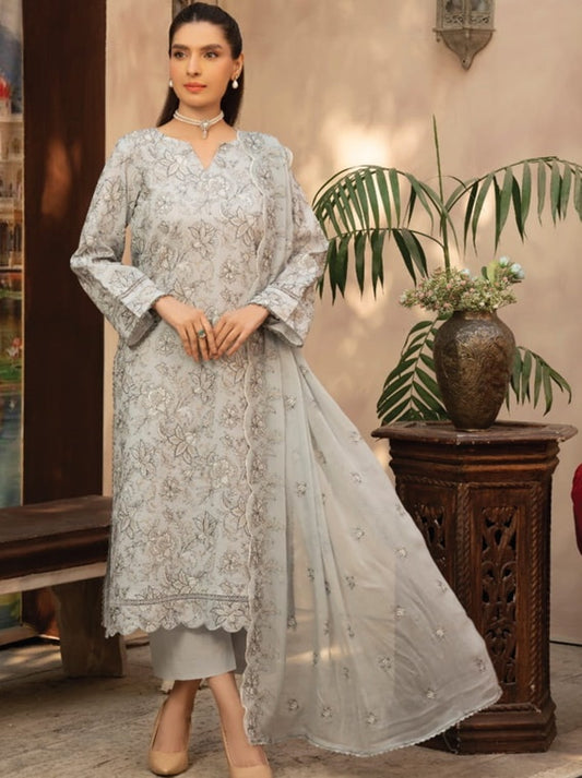 Ramz-E-Gull By Sanam Saeed Swiss Lawn Collection 2025 (D-02)
